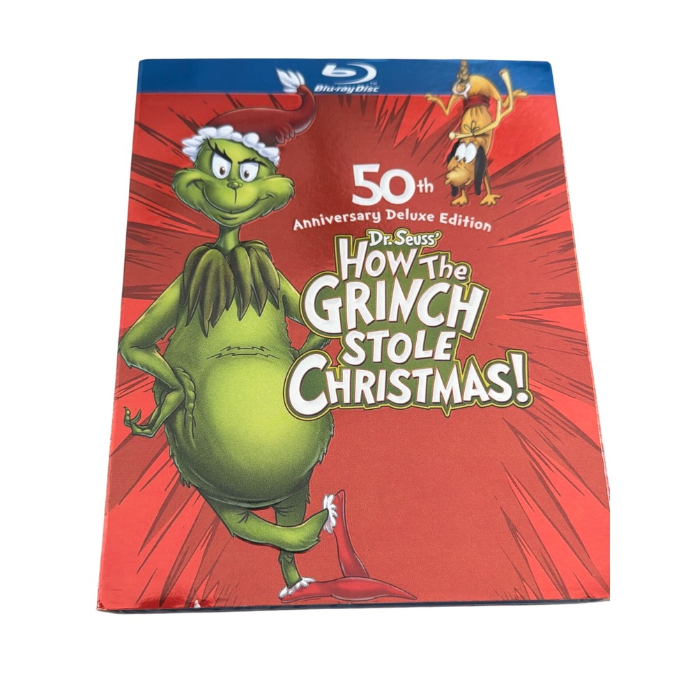 Dr Seuss How The Grinch Stole Christmas Blu-ray 50th Anniversary Deluxe Edition